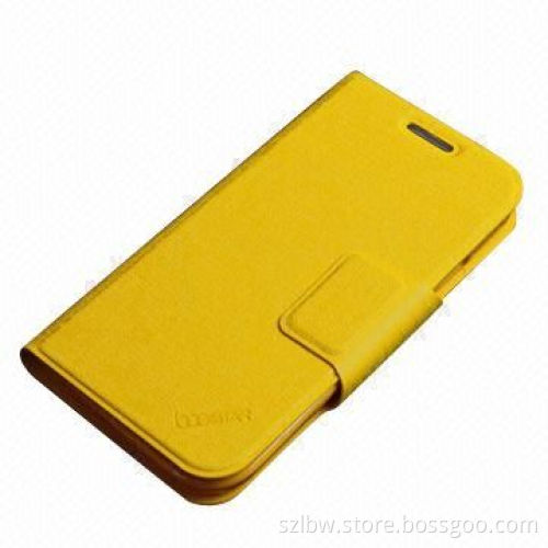 Leather cellphone case with TPU insert, promotional